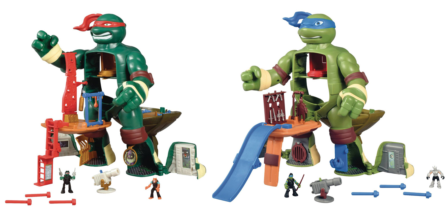 Image: Teenage Mutant Ninja Turtles Microfigure Playset Case  (9.5-inch) - Playmates