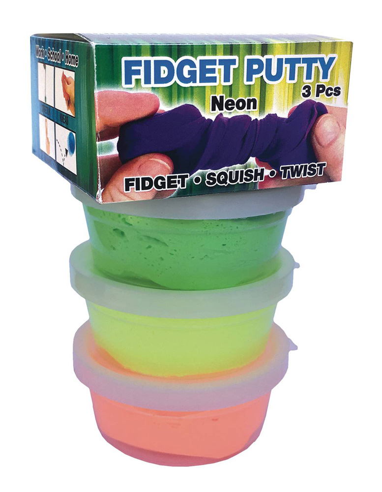 Image: Fidget Putty Neon Pack  - Zorbitz, Inc