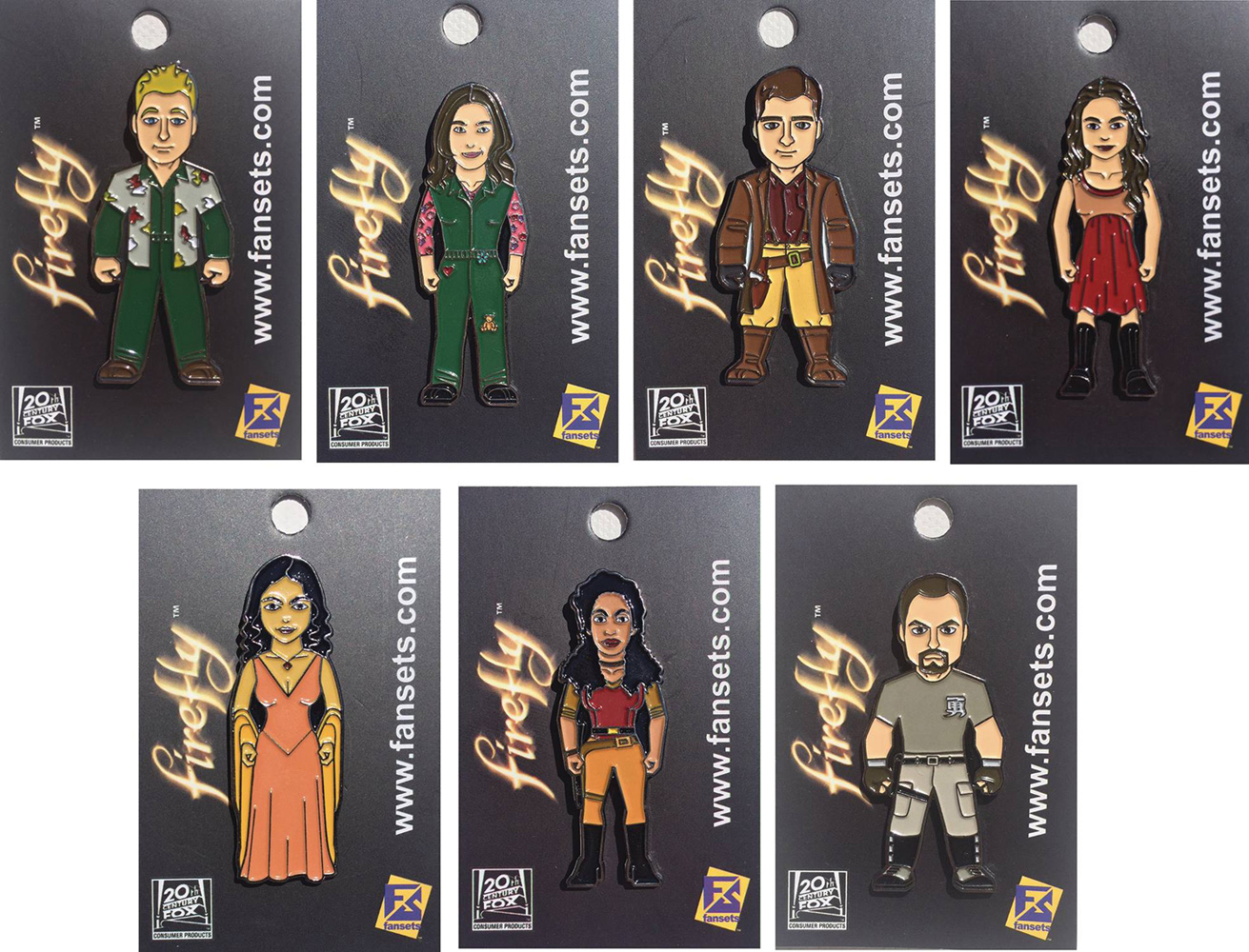 Image: Firefly 49-Piece Enamel Pin Assortment  - Fansets, LLC