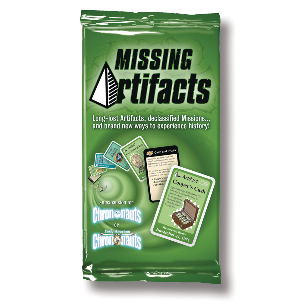 Image: Chrononauts Card Game Expansion Set: Missing Artifacts  - Looney Labs