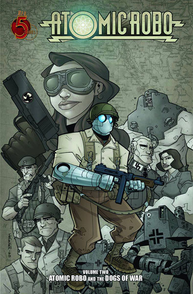 Image: Atomic Robo Vol. 02: Atomic Robo and The Dogs of War SC 
