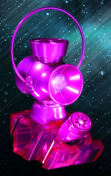 Image: Blackest Night Violet Lantern 1:4 Scale Power Battery & Ring Prop Set 