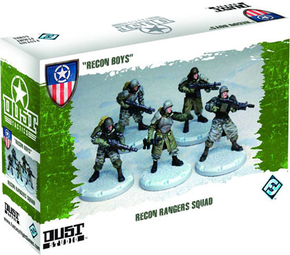 Image: Dust Tactics Minis Box: Recon Boys  - Fantasy Flight Publishing Inc