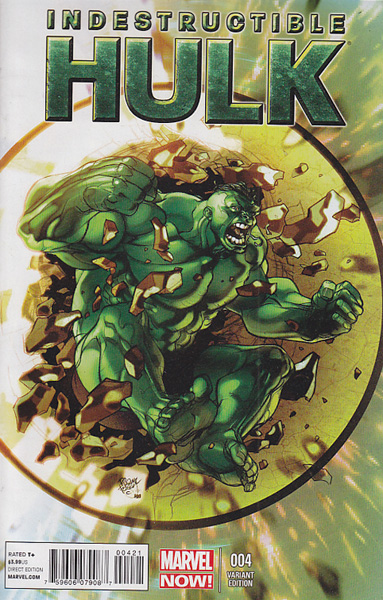 Image: Indestructible Hulk #4 (Now) (Ferry variant cover) - Marvel Comics