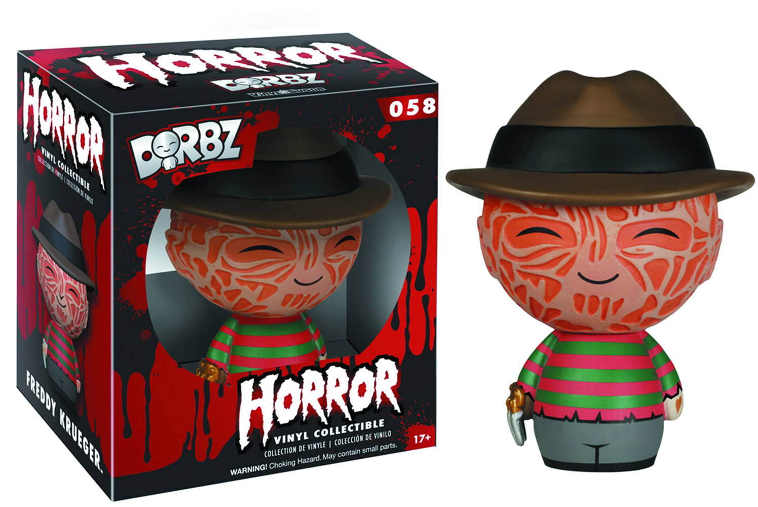 Image: Dorbz Horror Vinyl Figure: Freddy Krueger  - 