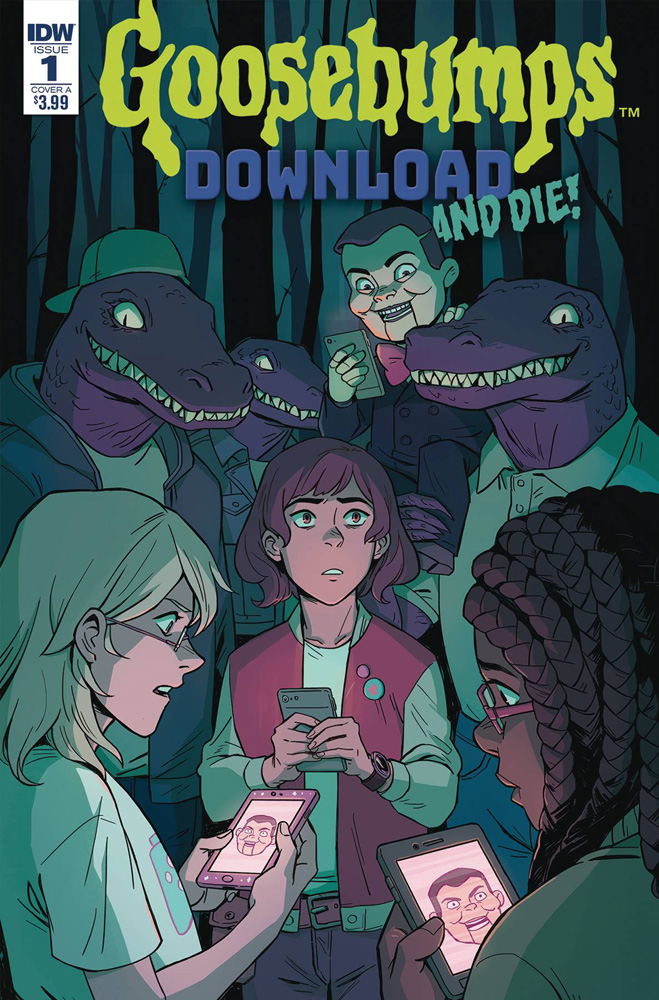 Image: Goosebumps: Download & Die #1 (cover A - Wong)  [2018] - IDW Publishing