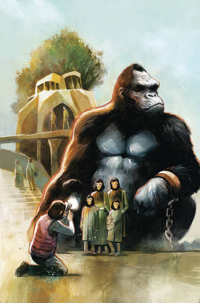 Image: Kong on The Planet of Apes #4  [2018] - Boom! Studios