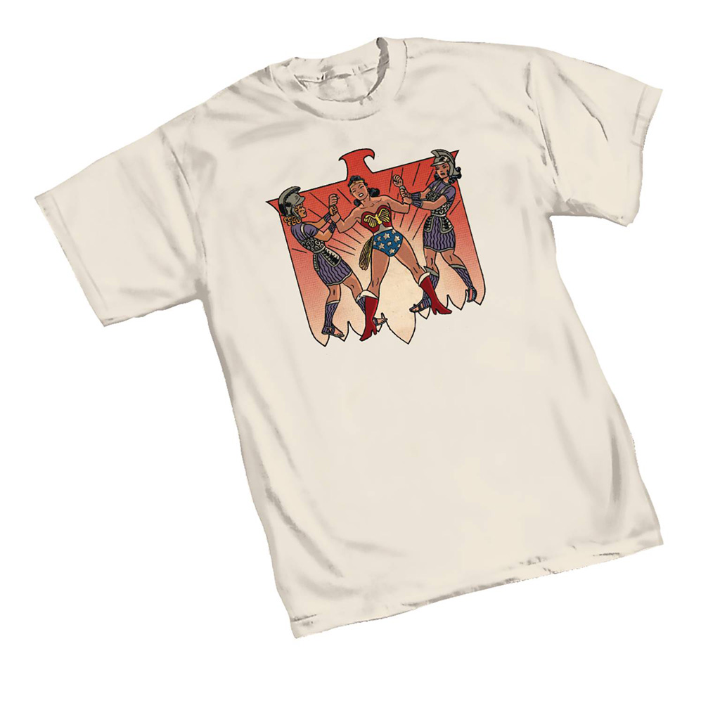 Image: Wonder Woman T-Shirt: Warriors by Cooke  (M) - Graphitti Designs