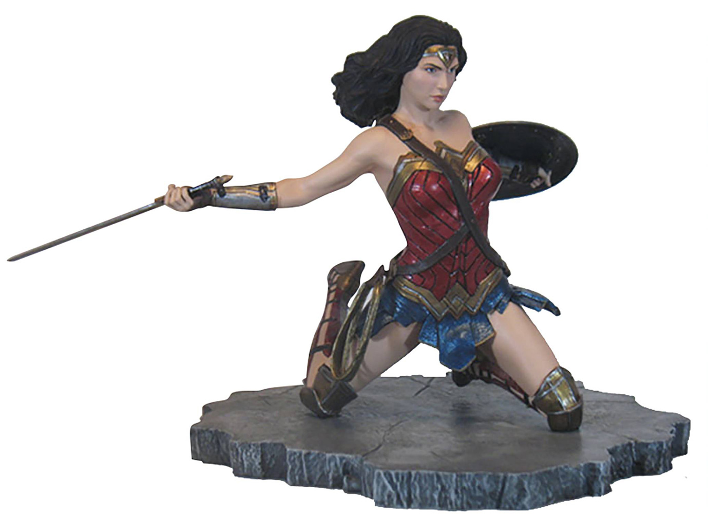 Image: JLA Movie Gallery PVC Statue: Wonder Woman  - Diamond Select Toys LLC