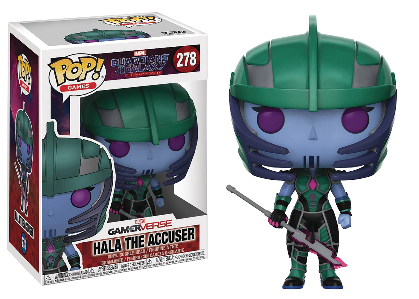 Image: Pop! Marvel Guardians of the Galaxy Telltale Vinyl Figure: Hala the Accuser  - Funko