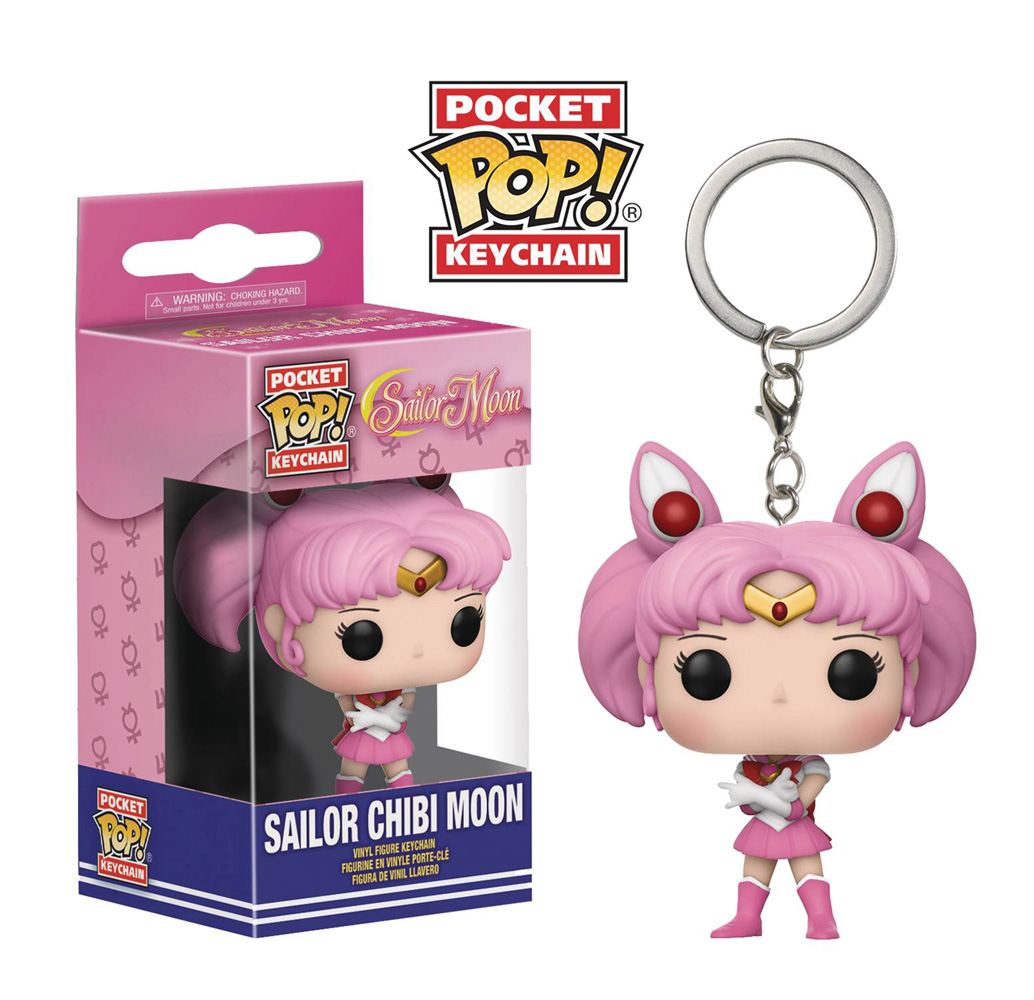 Image: Pocket Pop Sailor Moon Figure Keychain: Sailor Chibi Moon  - Funko