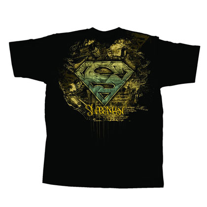 Image: Superman: Super Steel Black T-Shirt  (M)