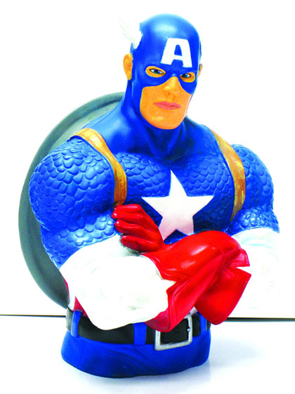 Image: Captain America Bust Bank  - 