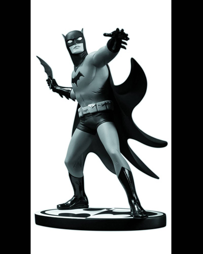 Image: Batman Black & White Statue by Mike Allred  - Dc Comics