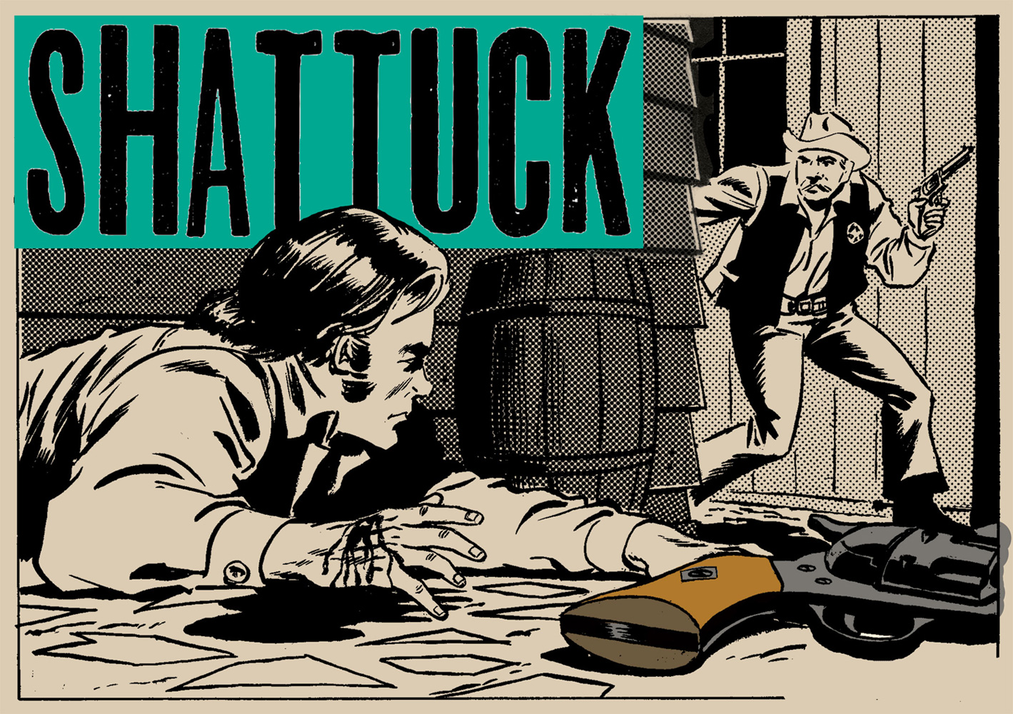Image: Wallace Wood Presents Shattuck HC  - Fantagraphics Books