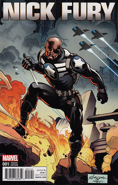 Image: Nick Fury #1 (Stroman variant cover - 00141)  [2017] - Marvel Comics