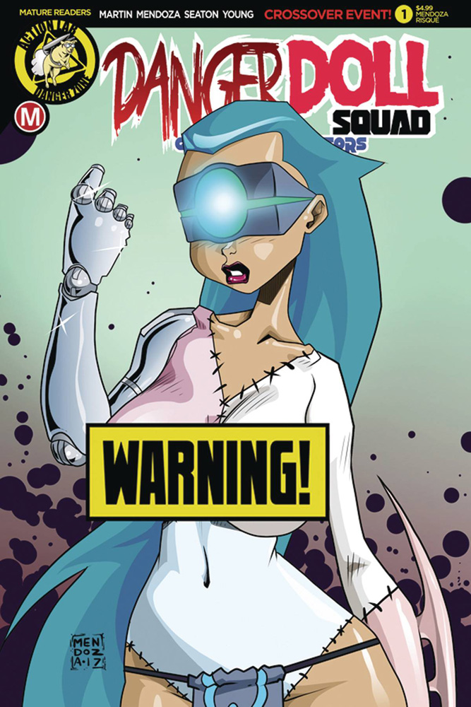 Image: Danger Doll Squad: Galactic Gladiators #1 (cover H - Mendoza Risque)  [4] - Action Lab - Danger Zone