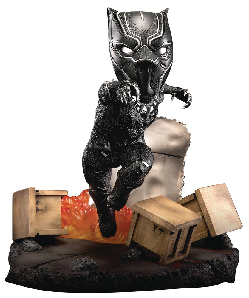 Image: Captain America Civil War PX Action Figure: EA-028 Black Panther  - Beast Kingdom Co., Ltd
