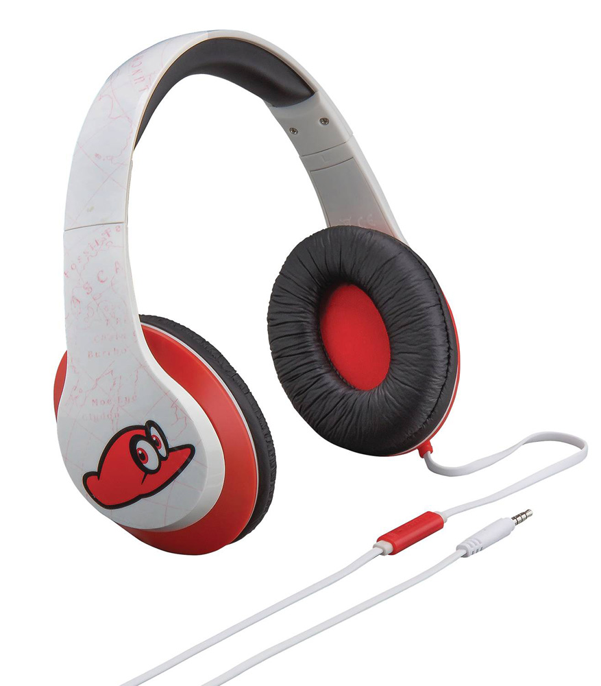 Image: Super Mario Headphones: Odyssey  (Over the Ear) - Kiddesigns Inc.