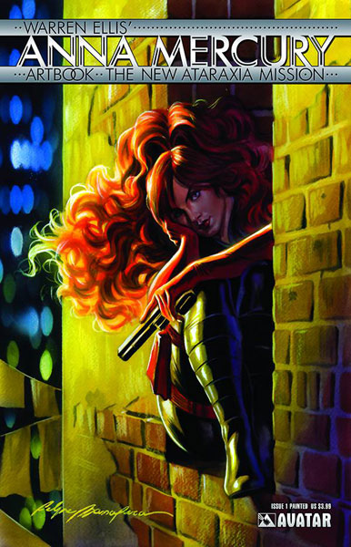Image: Anna Mercury Artbook  (painted cover)