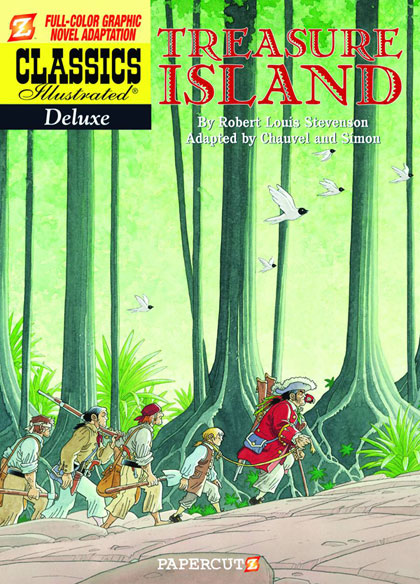Image: Classics Illustrated Deluxe Vol. 05: Treasure Island SC  - Papercutz