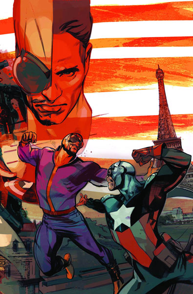 Image: Captain America and Batroc #1