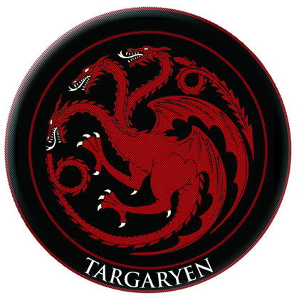 Image: Game of Thrones Embroidered Patch: Targaryen  - Dark Horse