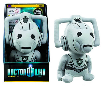 Image: Doctor Who: Medium Talking Cyberman Plush  - Doctor Who