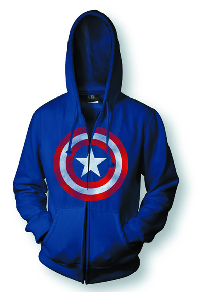 Image: Captain America: Shield Hoodie [Black]  (S) - 