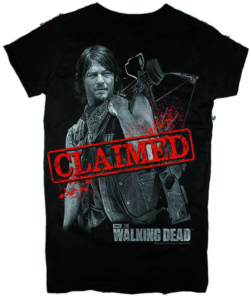 Image: Walking Dead Women's T-Shirt: Dixon Claimed [Black]  (S) - 