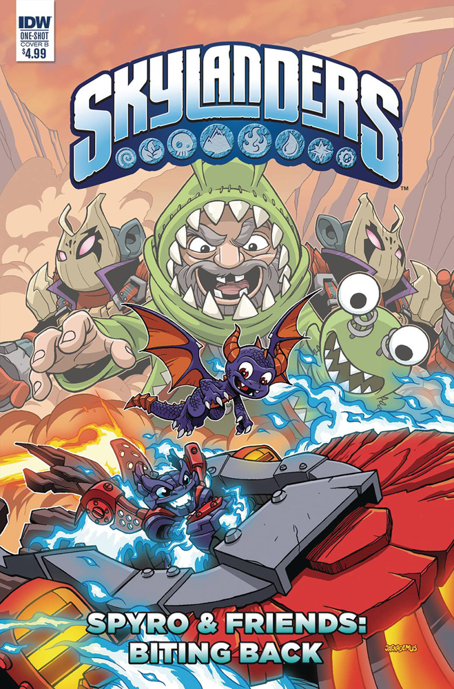 Image: Skylanders Quarterly - Spyro & Friends: Biting Back  (cover B - Jack Lawrence)  [2018] - IDW Publishing