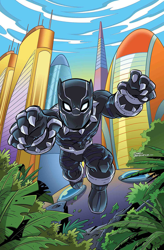Image: Rise of the Black Panther #3 (variant Marvel Super Heroes Adventure cover - Dario Brizuela)  [2018] - Marvel Comics