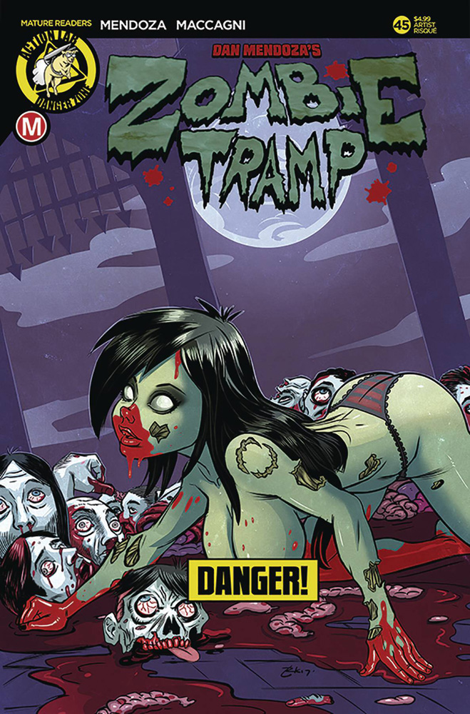 Image: Zombie Tramp #45 (cover D - Garcia Risque)  [2018] - Action Lab - Danger Zone