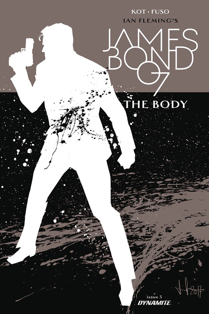 Image: James Bond: The Body #3 (cover B incentive - Casalanguida B&W) (10-copy)  [2018] - Dynamite
