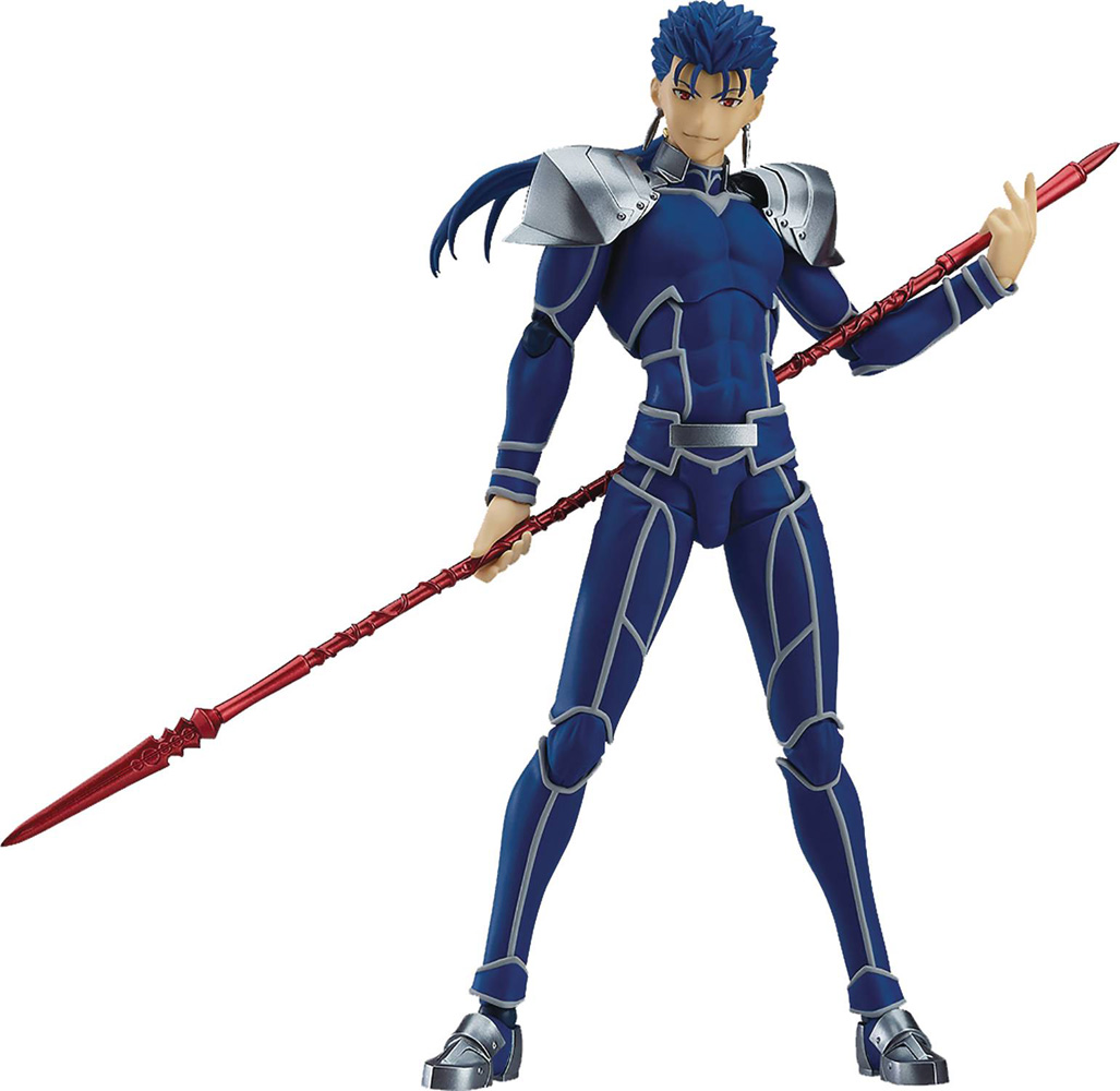 Image: Fate Grand Order Action Figure: Lancer Cu Chulainn Figma  - Good Smile Company