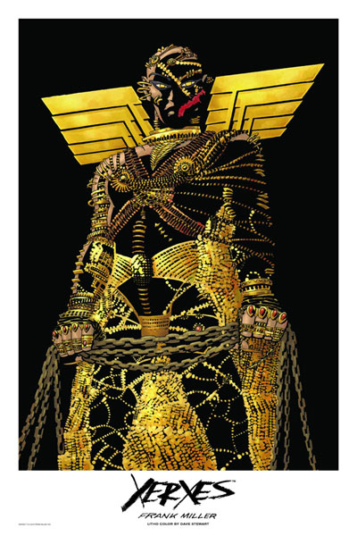 Image: Frank Miller: Xerxes Lithograph 