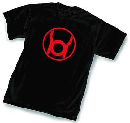 Image: Red Lantern II Symbol T-Shirt  (L) - Graphitti Designs