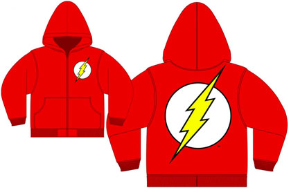 Image: Flash Logo Red PX Zip-Up Hoodie  (M)