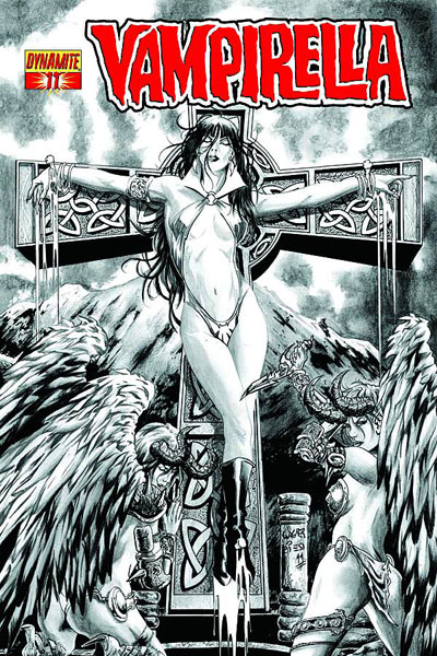 Image: Vampirella #11 (15-copy Reis B&W incentive cover) (v15)