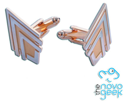 Image: Battlestar Galactica Cufflink Set: Captain Apollo 