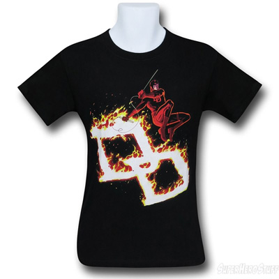Image: Daredevil T-Shirt: Firebrand [Black]  (M) - 