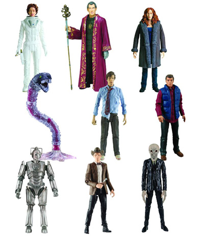 Image: Doctor Who Action Figure 3-Pack 6-Piece Assortment  - 