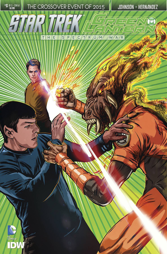 Image: Star Trek / Green Lantern #3 (cover A - Shasteen) - IDW Publishing