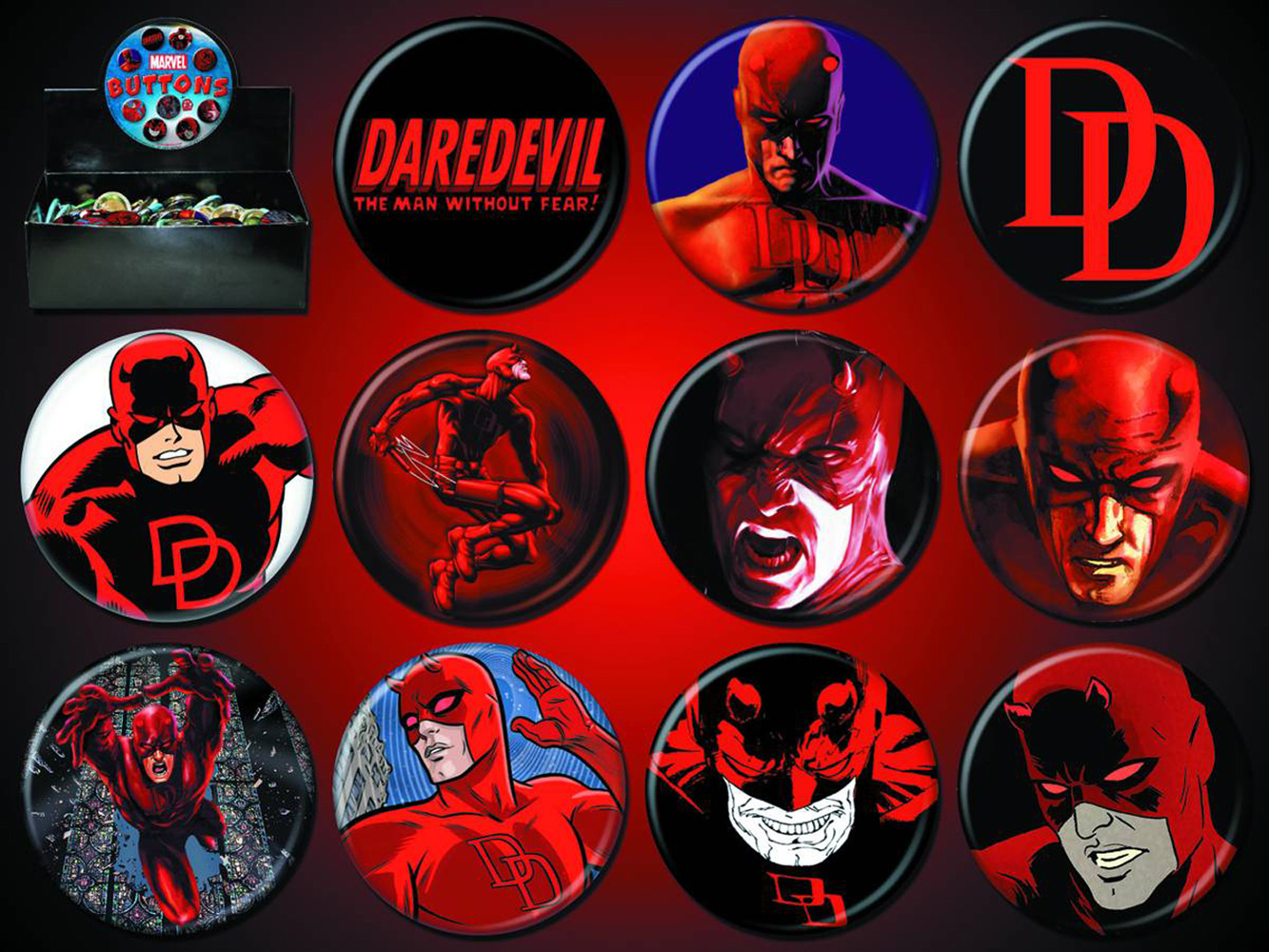 Image: Daredevil 144-Piece Button Assortment  - 