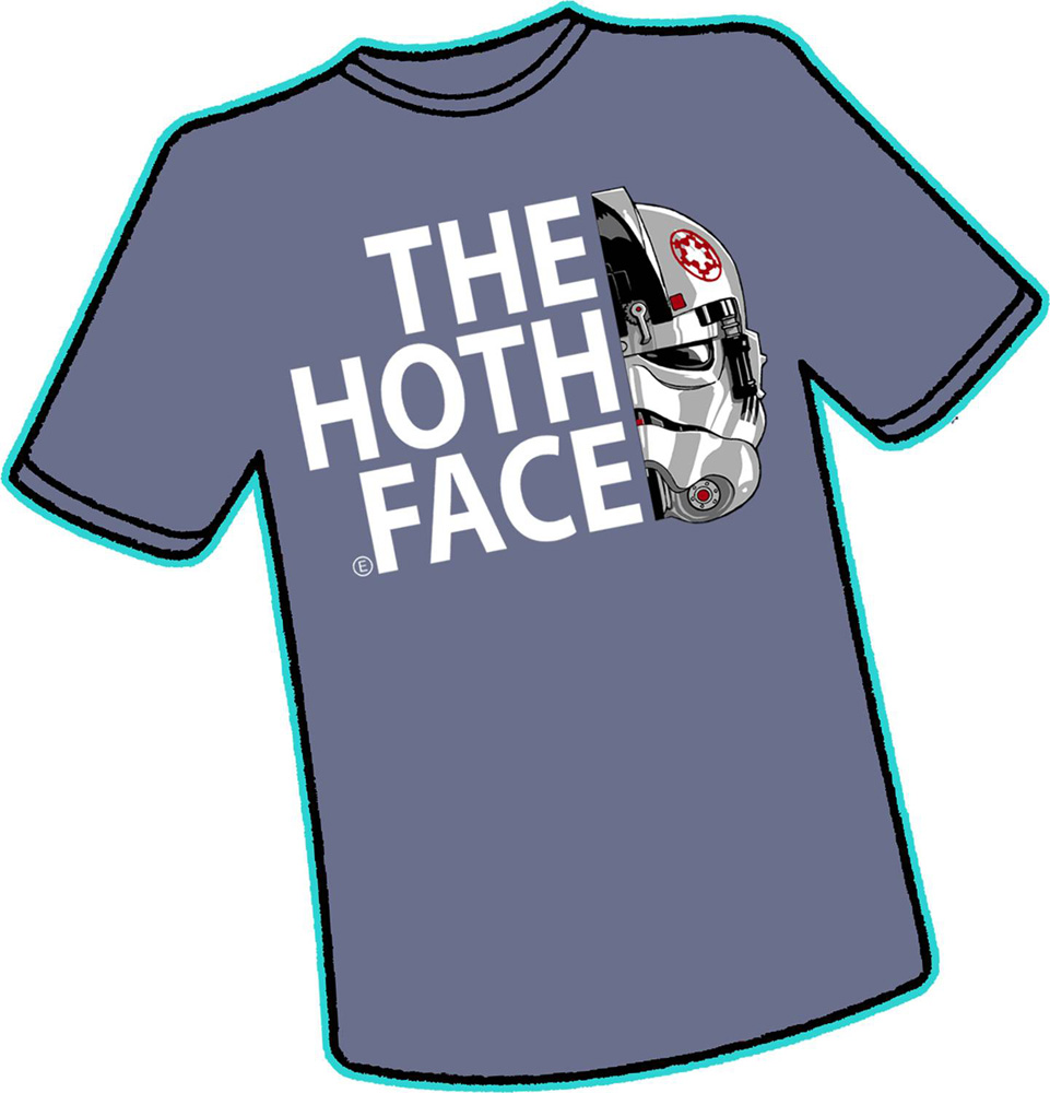 Image: Hoth Face T-Shirt  (XL) - Antarctic Press