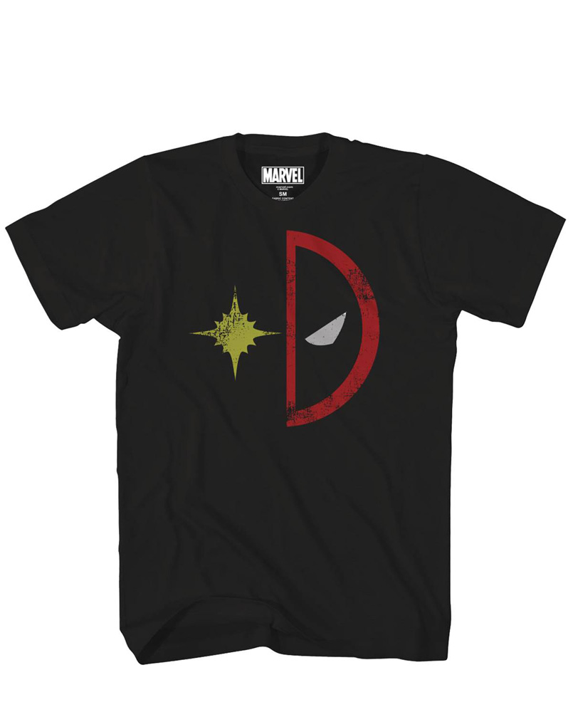 Image: Marvel Team Up T-Shirt: Cablepool [Black]  (M) - Mad Engine