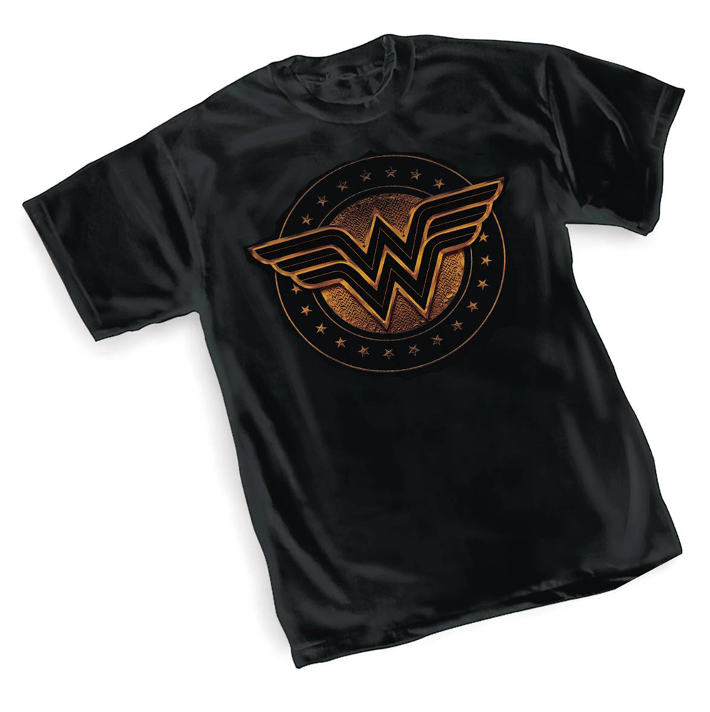 Image: Wonder Woman Movie Shield T-Shirt Bundle  (Men's) [Black] - Graphitti Designs