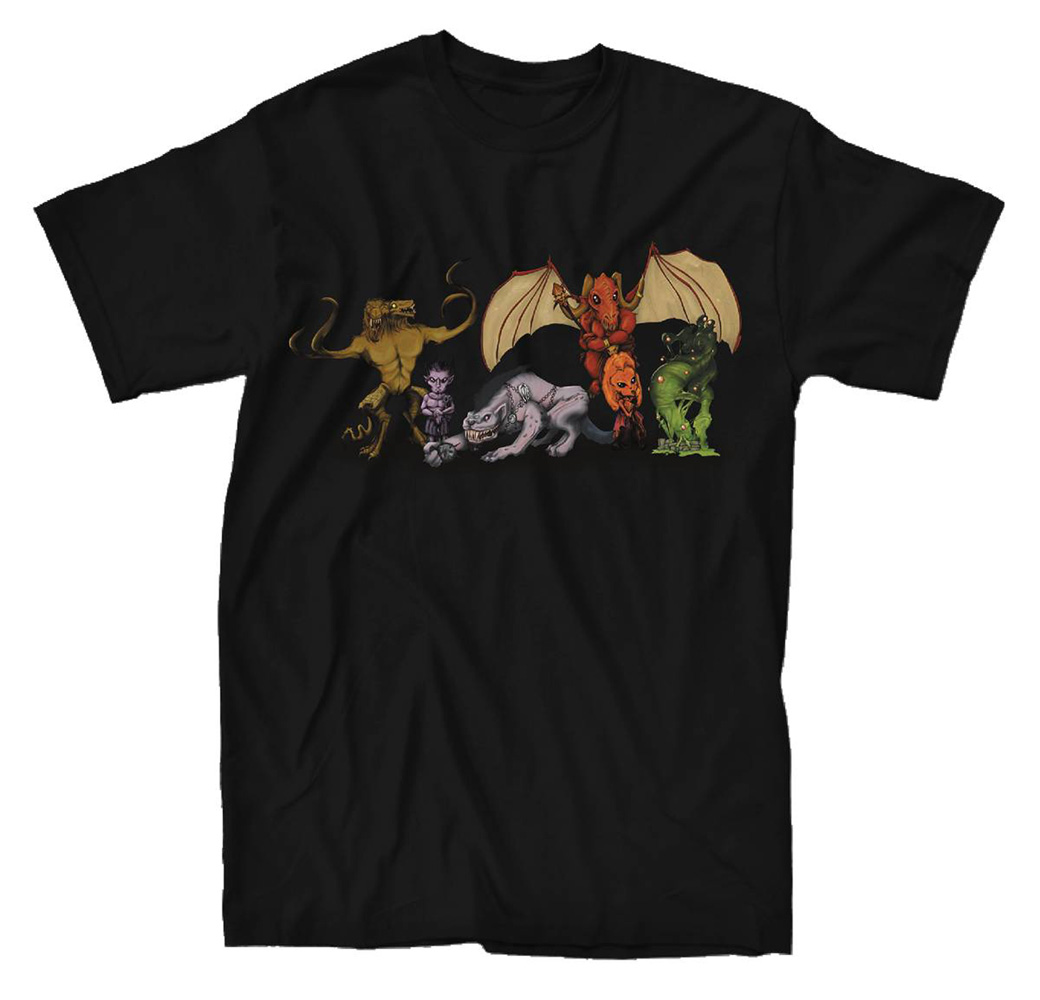 Image: D&D T-Shirt: Kawaii Demons [Black]  (S) - Mighty Fine