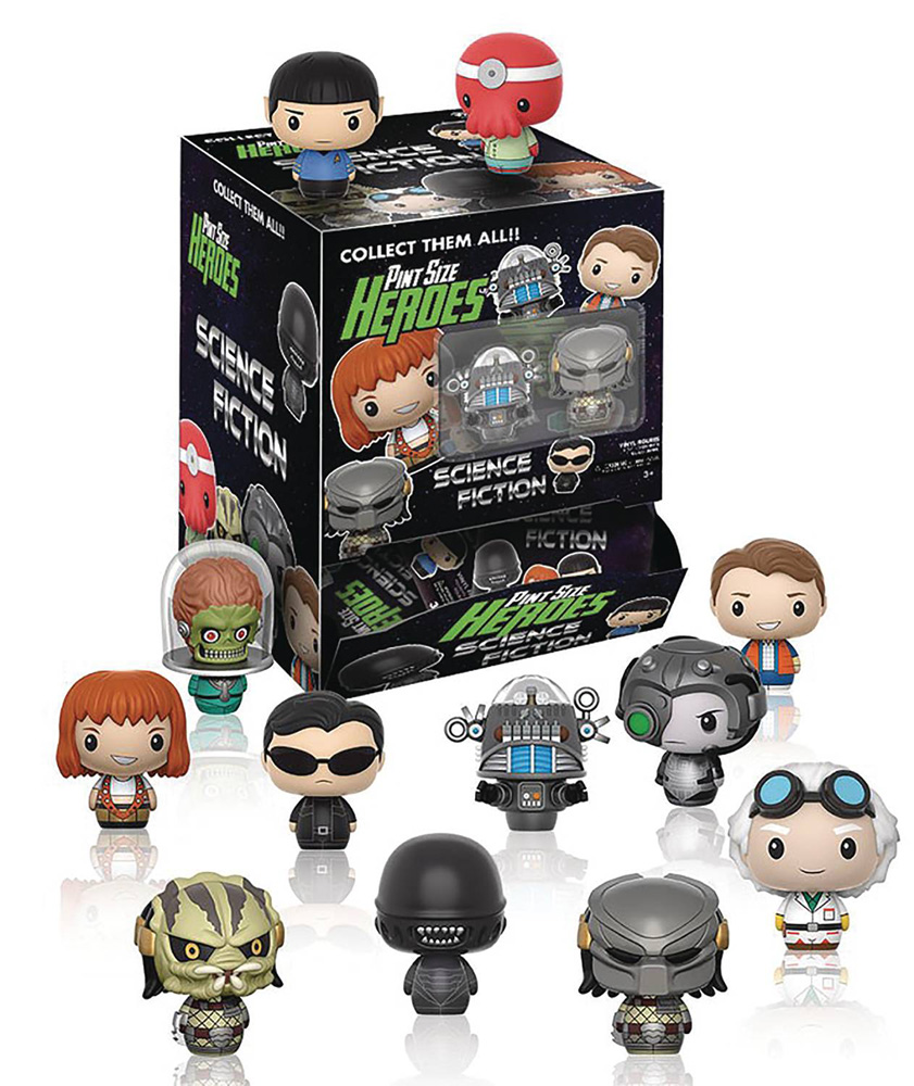 Image: Pint Sized Heroes: Science Fiction 24-Piece Blind Mystery Box Display  - Funko