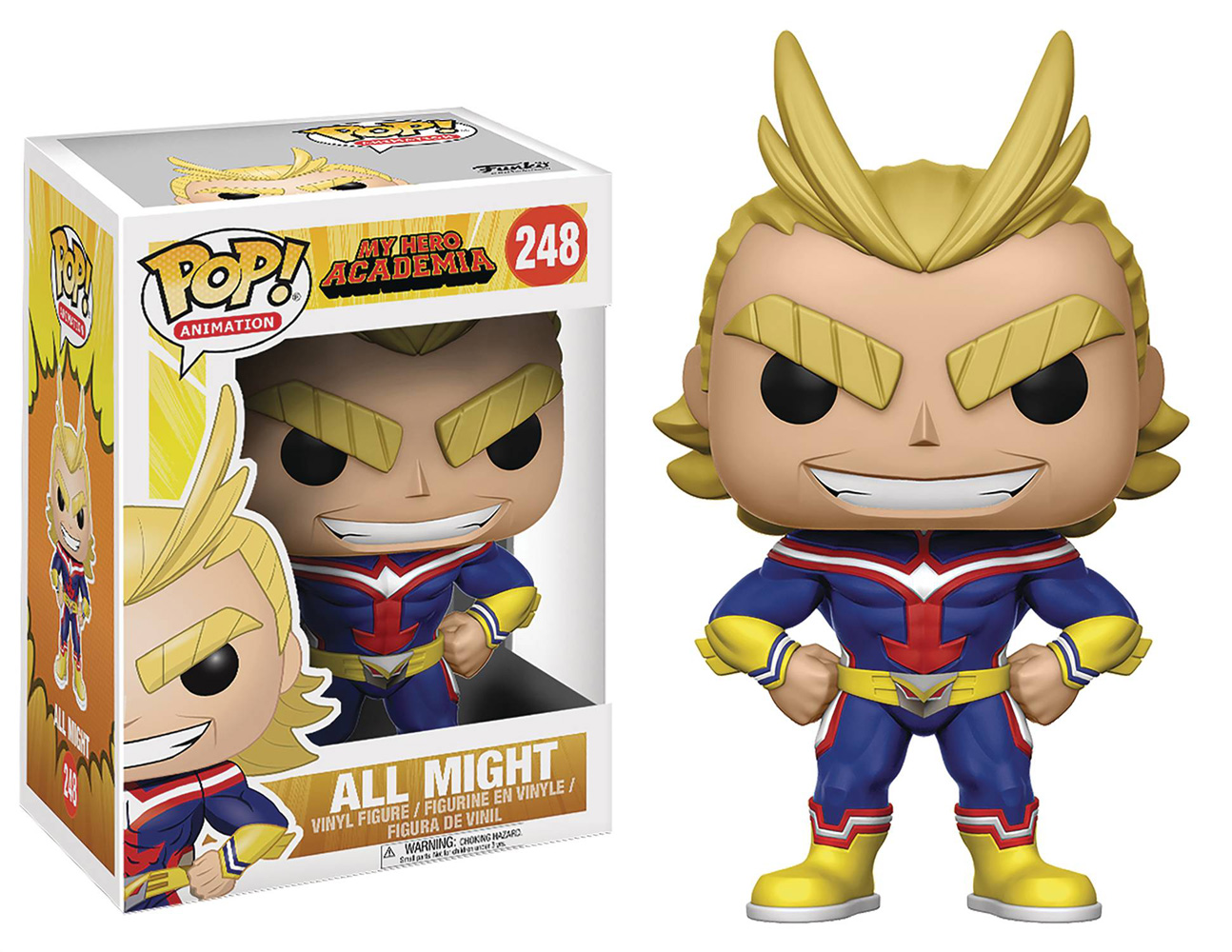 Image: Pop! My Hero Academia Vinyl Figure: All Might  (6-inch) - Funko